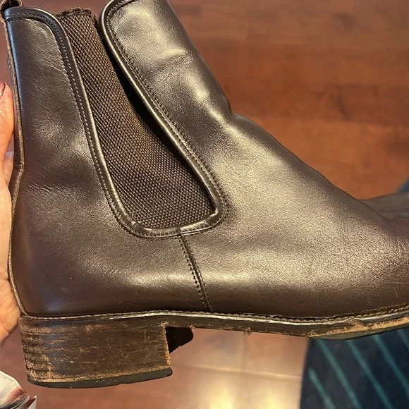 Coach Brown Leather Ankle Boots - Picture 8 of 9